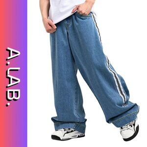 A.LAB Stripe Rave Blue Jeans
